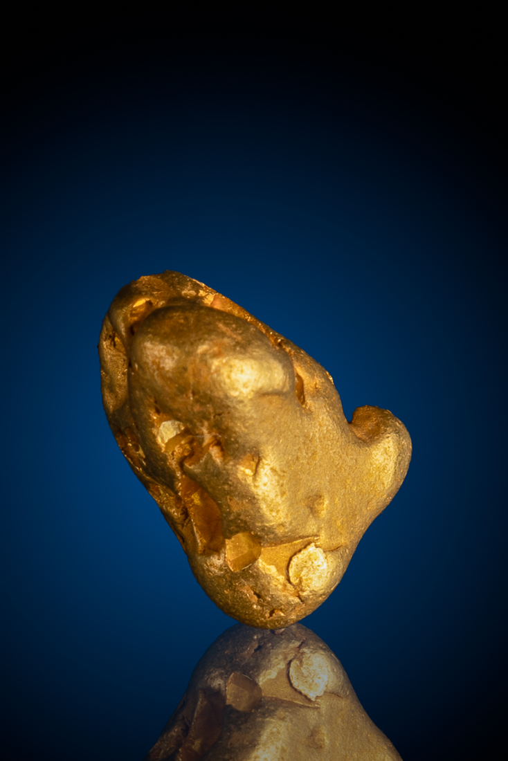(image for) Interesting Lots of Character Natural Gold Nugget - American River - 4.91 grams
